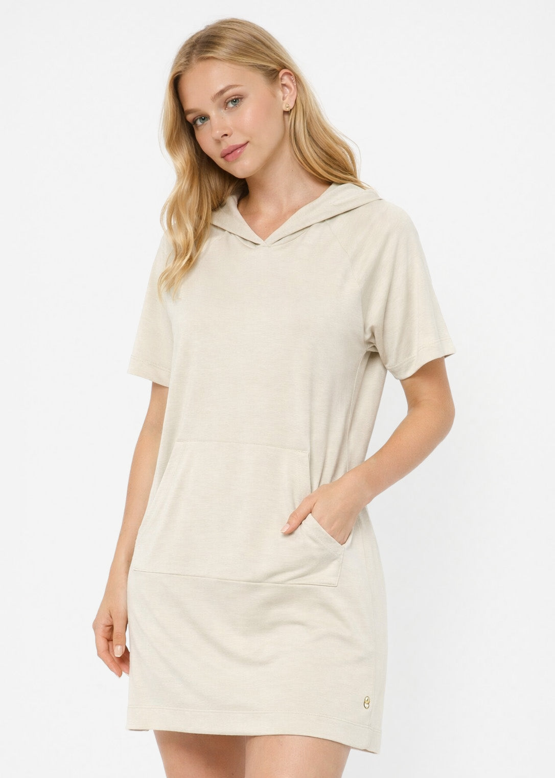 Modal Hoodie Dress Made in USA