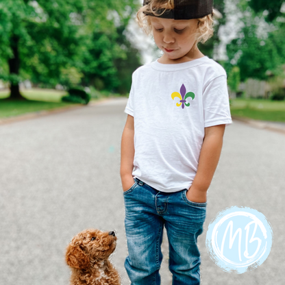 Laissez Les Bon Temps Rouler Alabama Toddler, Youth or Adult Tee Design on Back