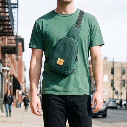 Small Canvas Crossbody Sling Bag for Men & Women | Buru