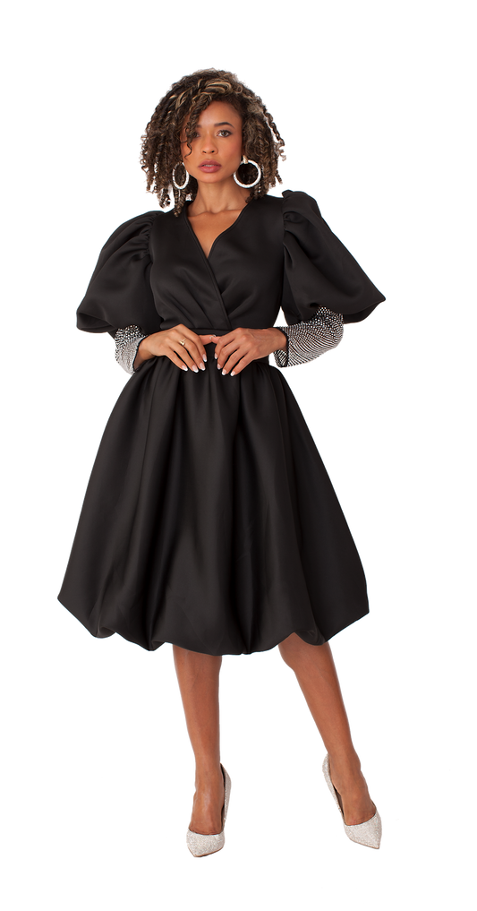 For Her Women Dress 82217C-Black