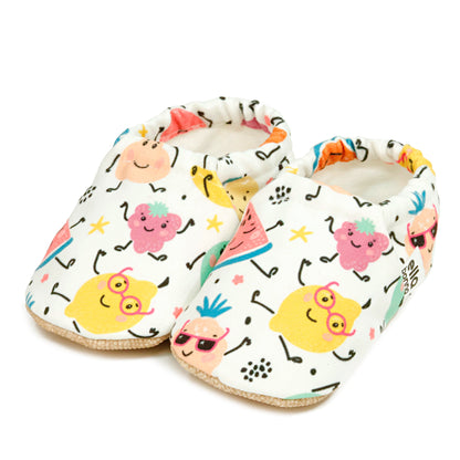 Ella Bonna Baby Moccasins, Slippers, Fruits