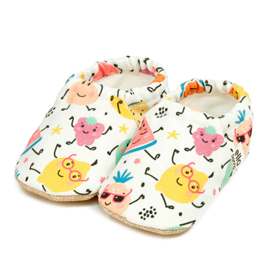 Ella Bonna Baby Moccasins, Slippers, Fruits