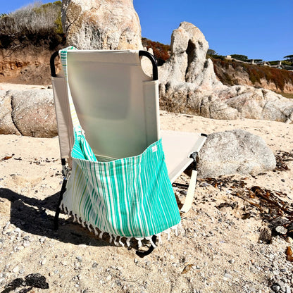 Striped 3 in 1 Turkish Cotton Beach Bag