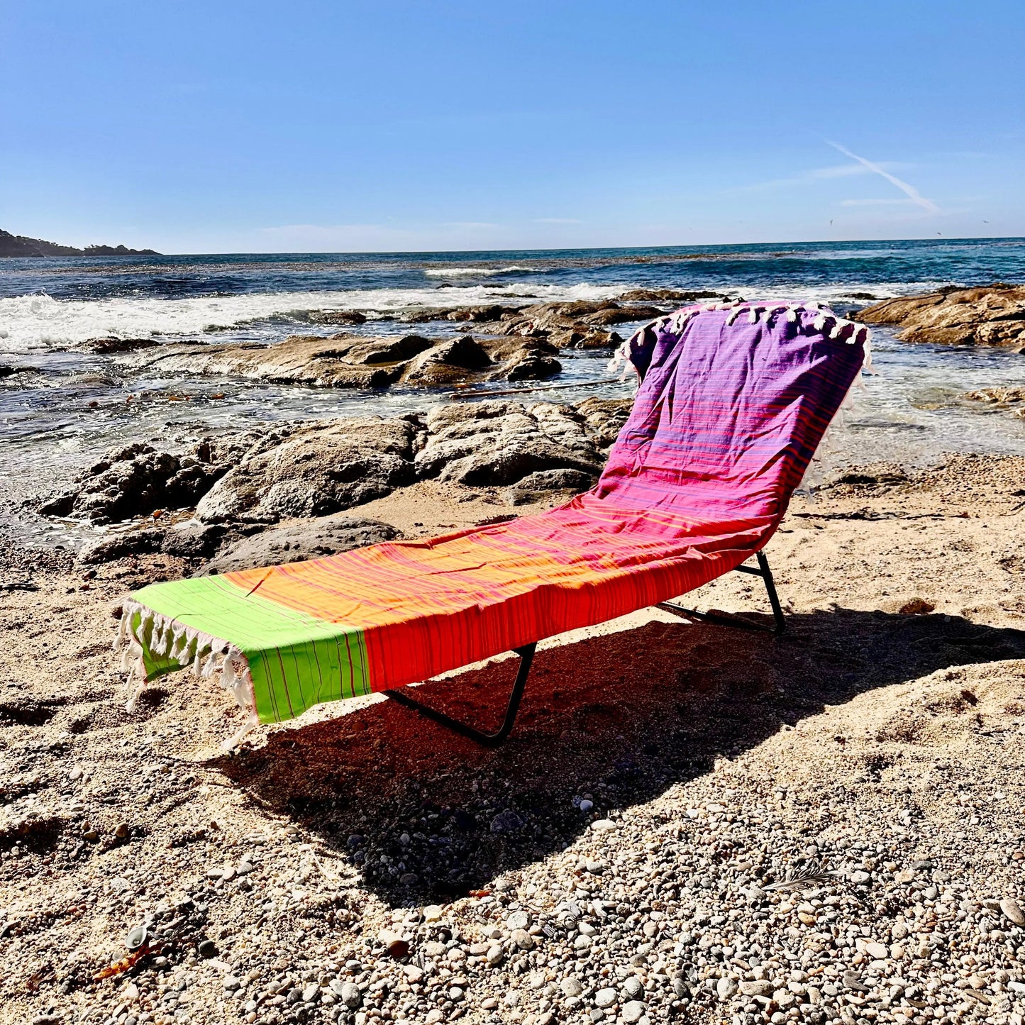 Striped 3 in 1 Turkish Cotton Beach Bag