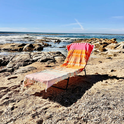 Striped 3 in 1 Turkish Cotton Beach Bag