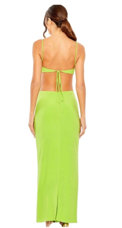 Mac Duggal 27110 Cutout Green
Maxi Dress Sz 8 $398