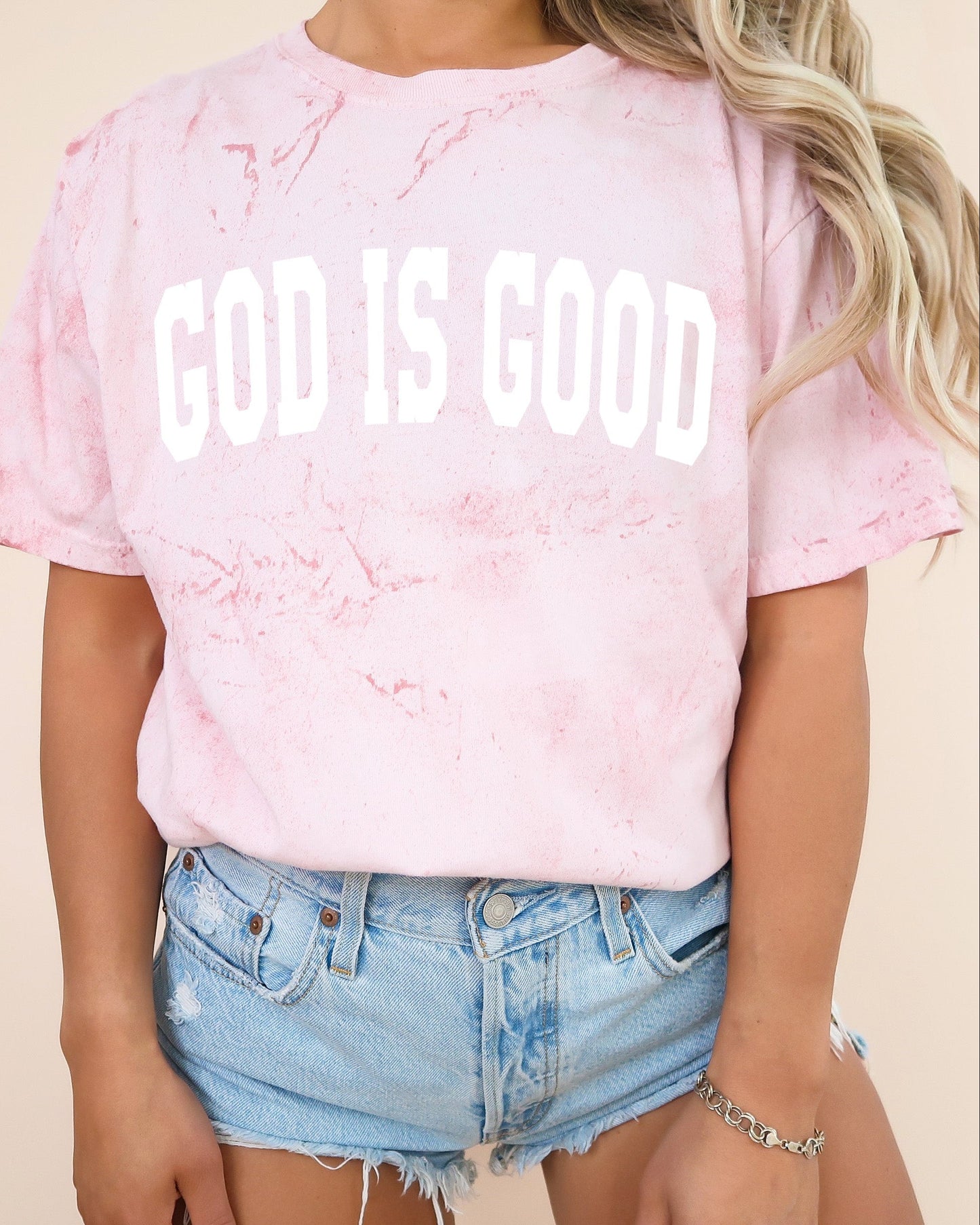 God Is Good Christian Comfort Colors Garment-Dyed T-Shirt – Faith-Inspired Crewneck Tee