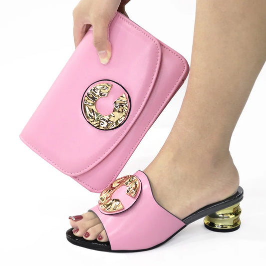 New Wedding Shoes and Bag Set HCG1-6