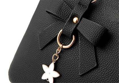 Flower Pendant Crossbody Handbag