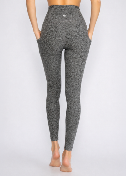 Heather Pocket Leggings Made in USA
