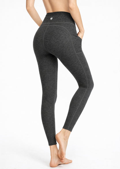 Heather Pocket Leggings Made in USA