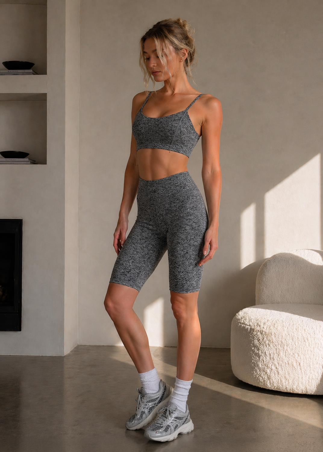 Seamless Biker Shorts Made in USA