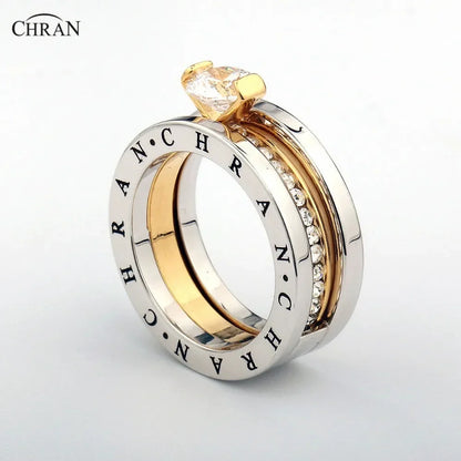 Austrian Crystal Pave Zircon Ring