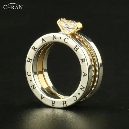 Austrian Crystal Pave Zircon Ring