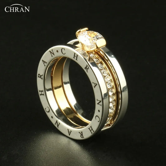 Austrian Crystal Pave Zircon Ring
