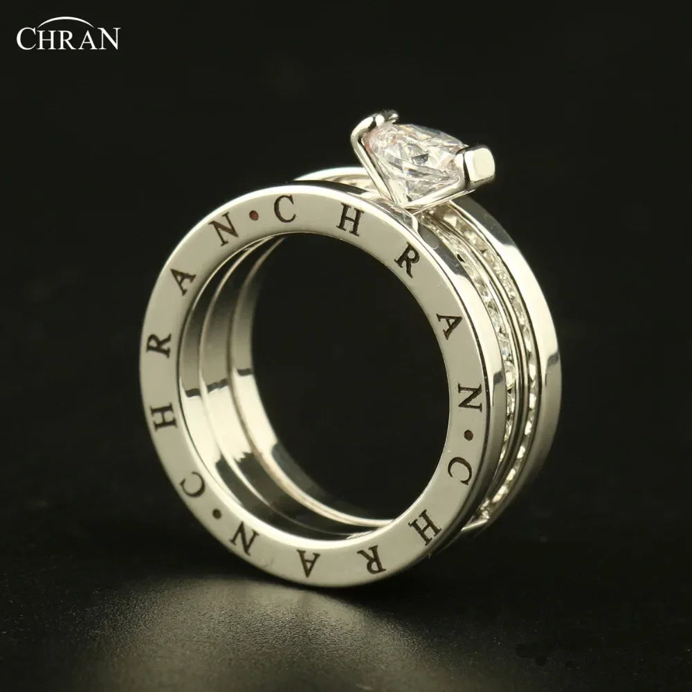 Austrian Crystal Pave Zircon Ring
