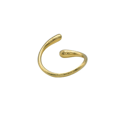 Bypass Wrap Teardrop Cuff Bracelet | Sana