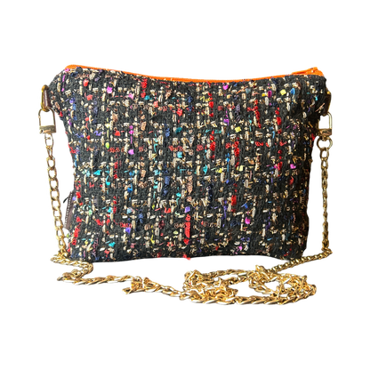 Bolduc Au Carre Vintage Silk Scarf Crossbody Bag