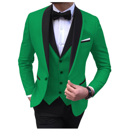 3 Piece Suit Slim Fit Formal Wedding Suits Men's