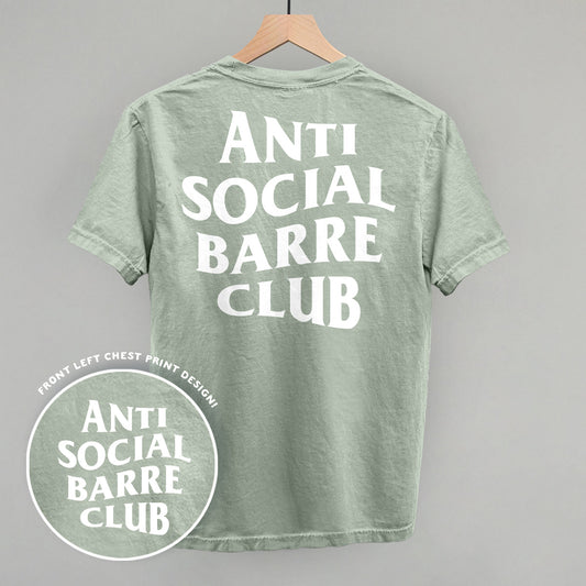 Anti Social Barre Club (White) (Back Print)