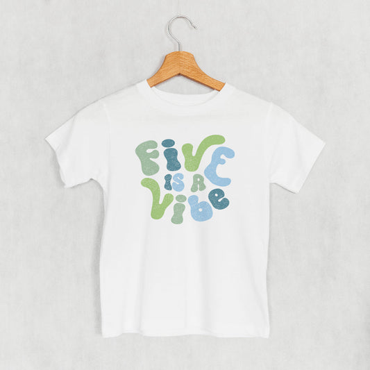 Five Is A Vibe (Blue + Green) (Kids)