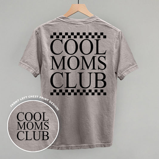 Cool Moms Club Checkered (Back Print)