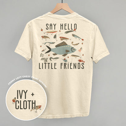 Say Hello To My Little Friends Fish (Back Print)