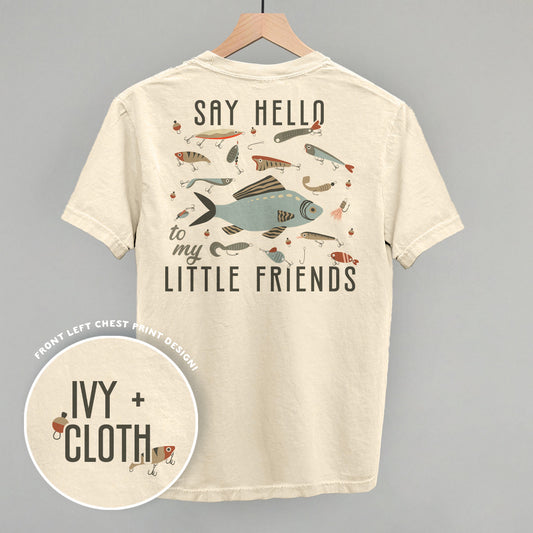 Say Hello To My Little Friends Fish (Back Print)