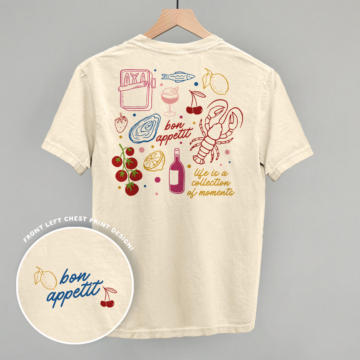 Bon Appetit Doodles (Back Print)