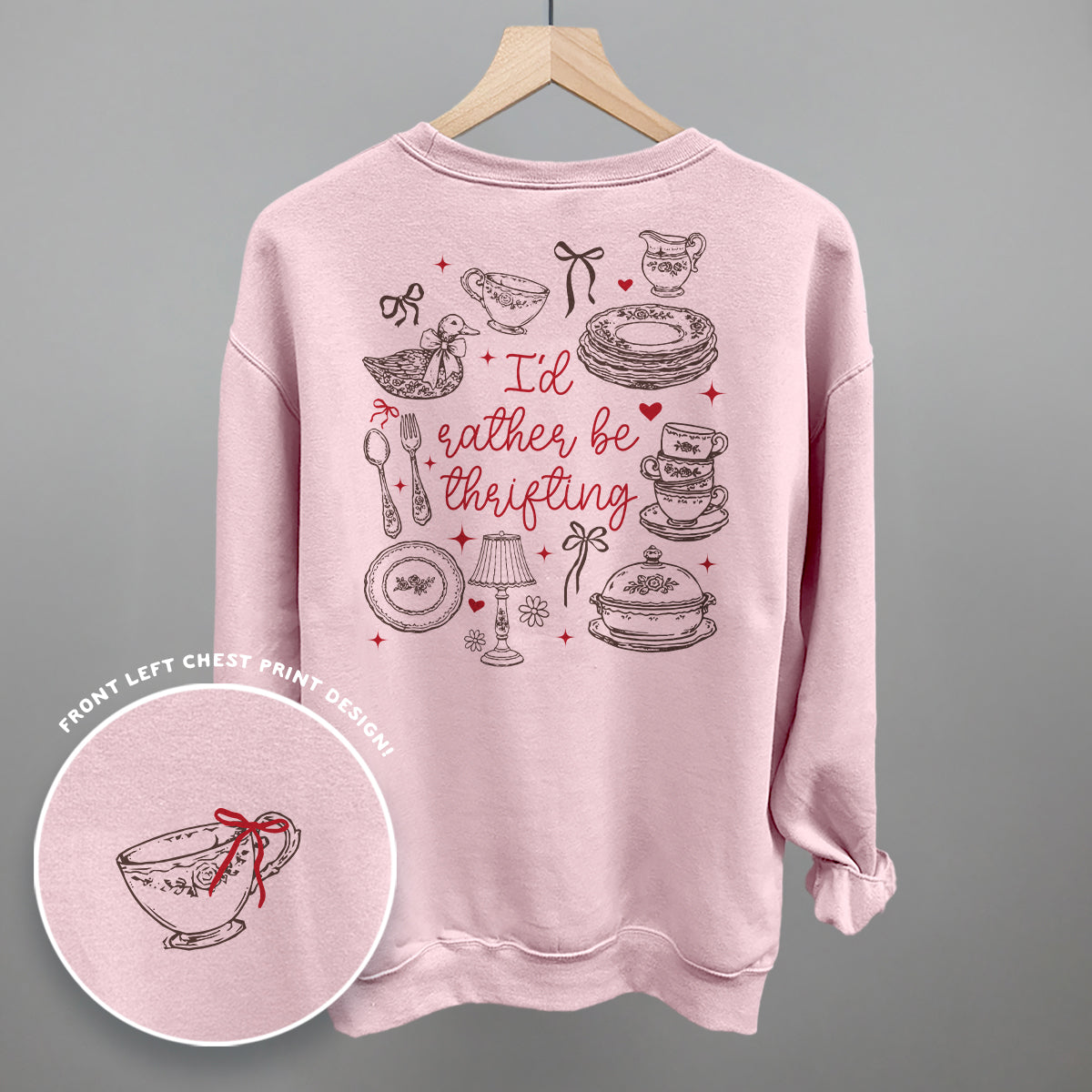 I'd Rather Be Thrifting Doodles (Back Print)