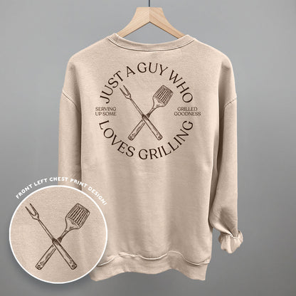 Just A Guy Who Loves Grilling (Back Print)