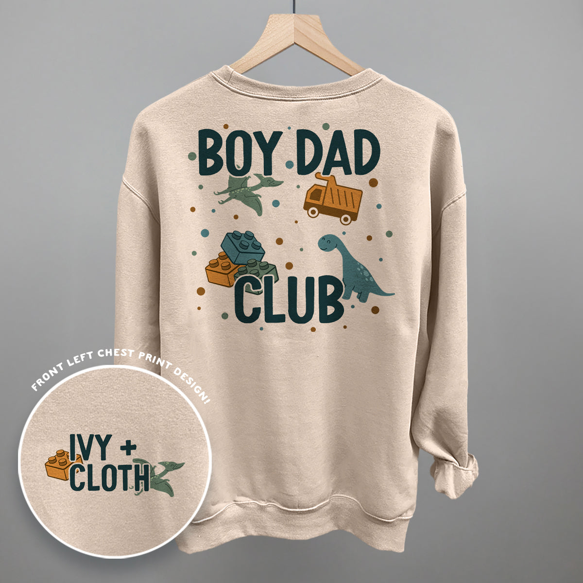 Boy Dad Club Doodles (Back Print)