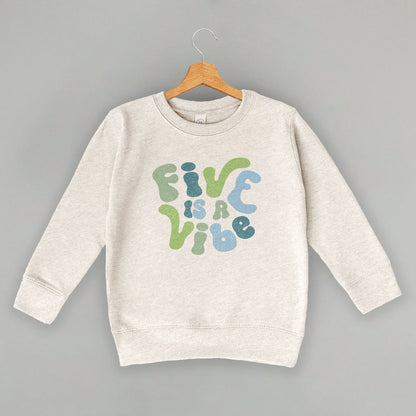 Five Is A Vibe (Blue + Green) (Kids)