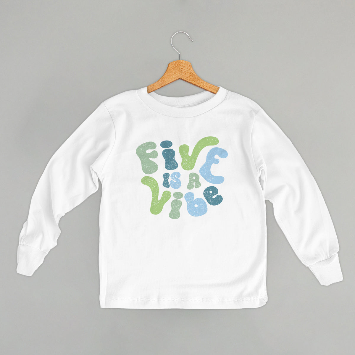 Five Is A Vibe (Blue + Green) (Kids)