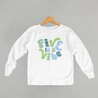 Five Is A Vibe (Blue + Green) (Kids)