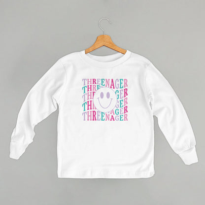 Threenager (Pink + Purple) (Kids)