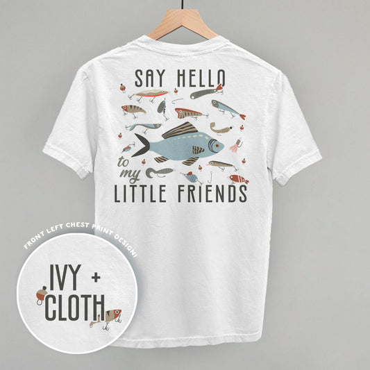 Say Hello To My Little Friends Fish (Back Print)