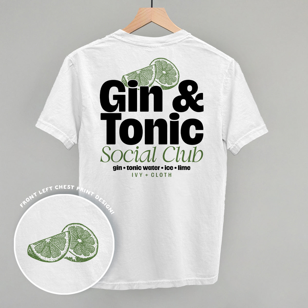 Gin & Tonic Social Club (Back Print)