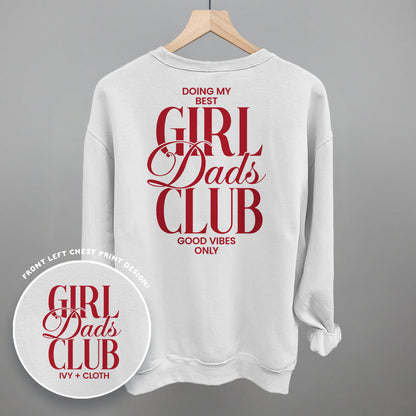 Girl Dads Club (Red) (Back Print)