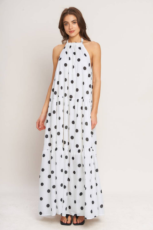 Open Back Flowing Dress