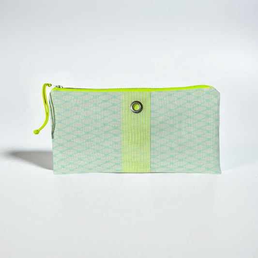 Bleached Aqua Clutch