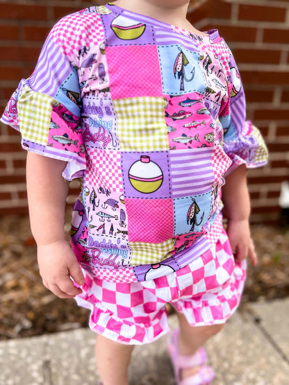 Daddy’s fishing buddy ruffle set