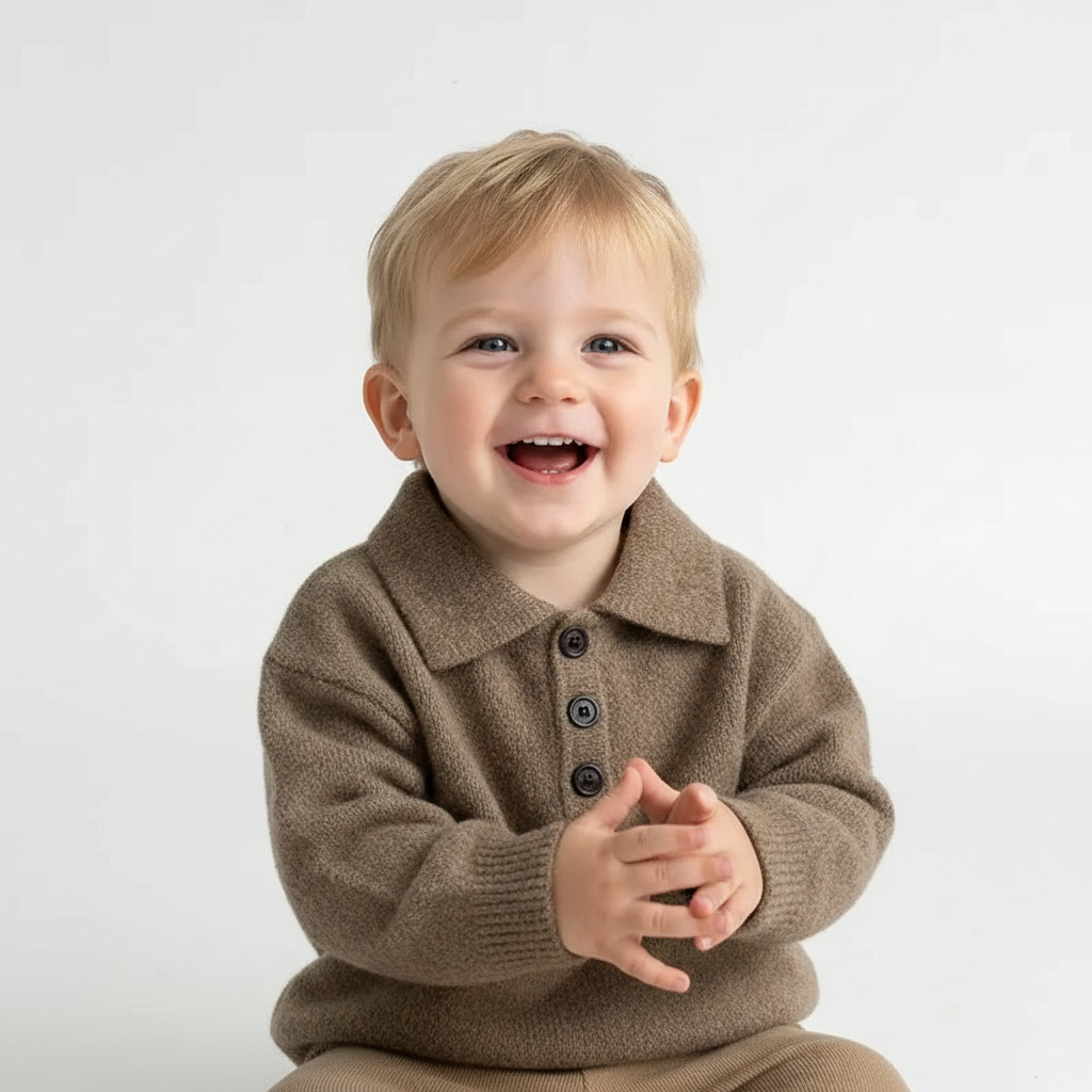 Premium Organic Cotton Toddler Sweater | Made in Peru