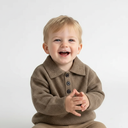 Premium Organic Cotton Toddler Sweater | Made in Peru