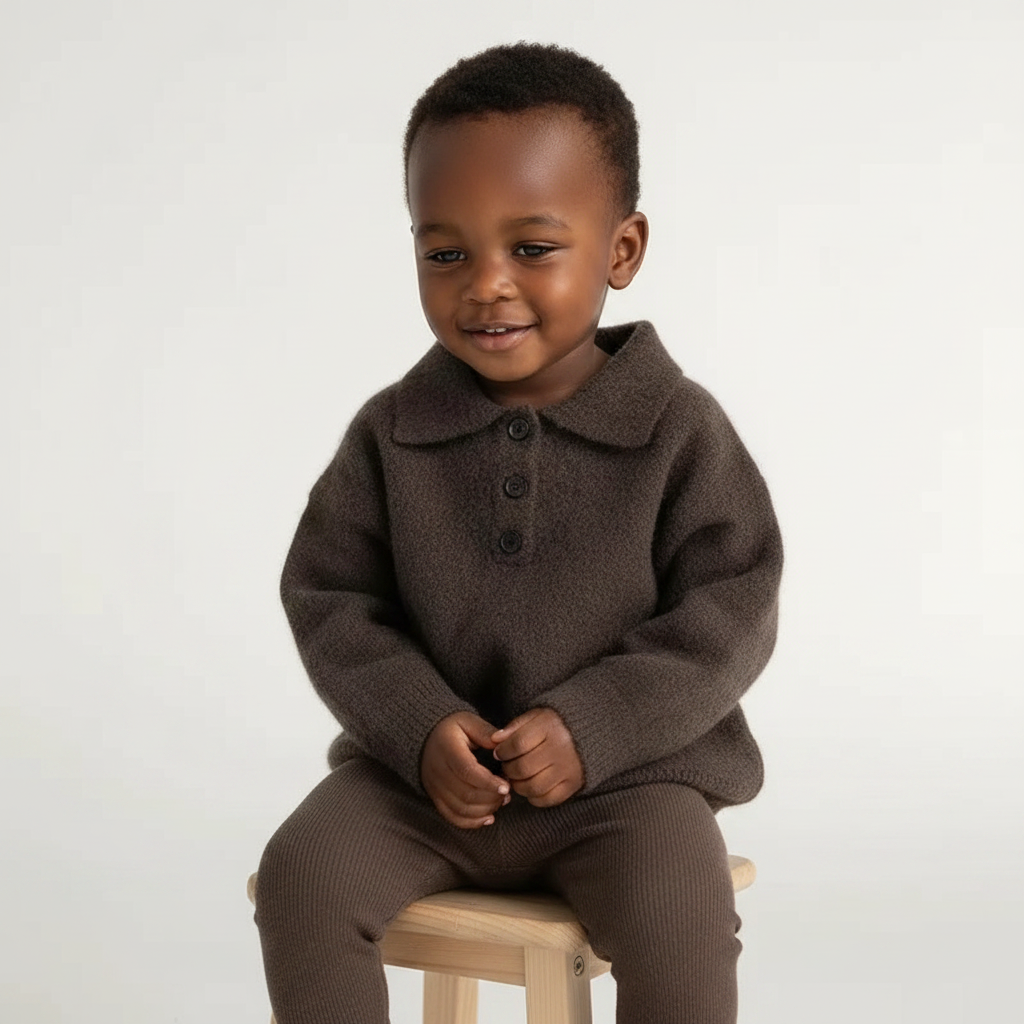 Premium Organic Cotton Toddler Sweater | Made in Peru