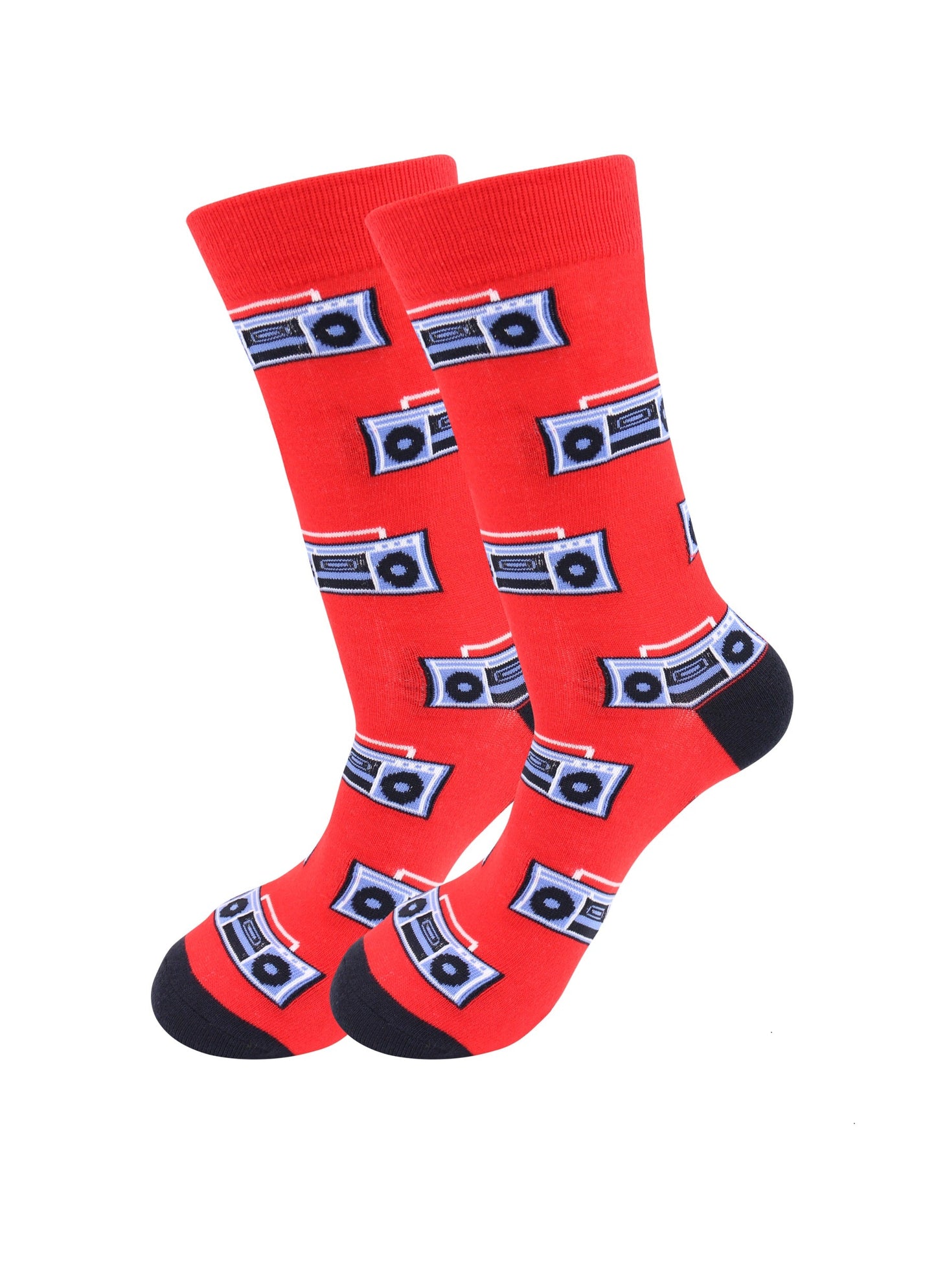 Boombox Speaker Socks - Comfy Music Cotton Socks for Men & Women