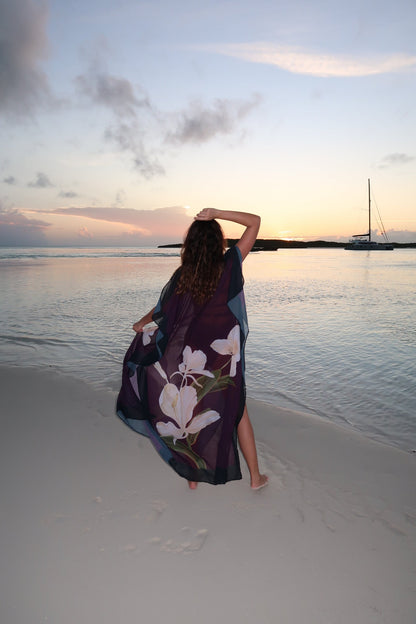 Magenta Blossom Kimono