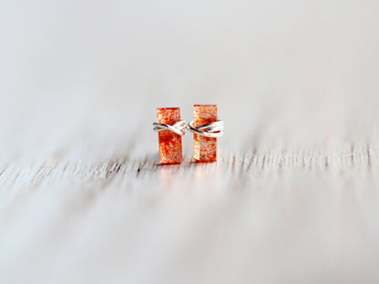 Baguette Studs - Sunstone