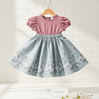Soft and Breathable Organic Cotton Dress for Girls | Bloom