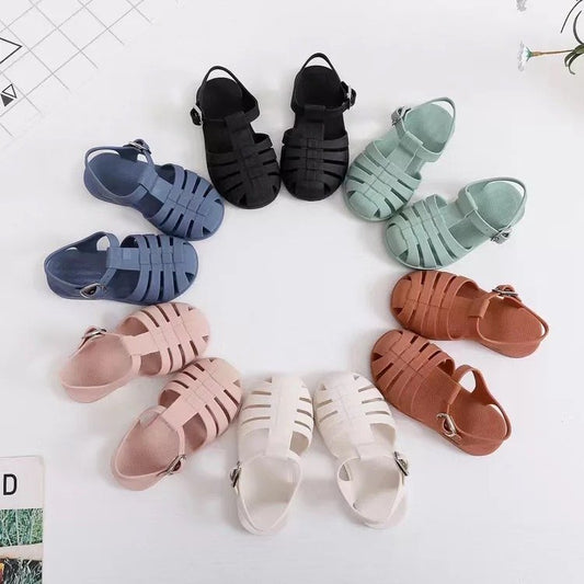 Roman Kids' Barefoot Jelly Sandals | Waterproof & Wide Toe Box